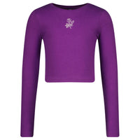 G-basic-crop rib longsleeve t-shirt