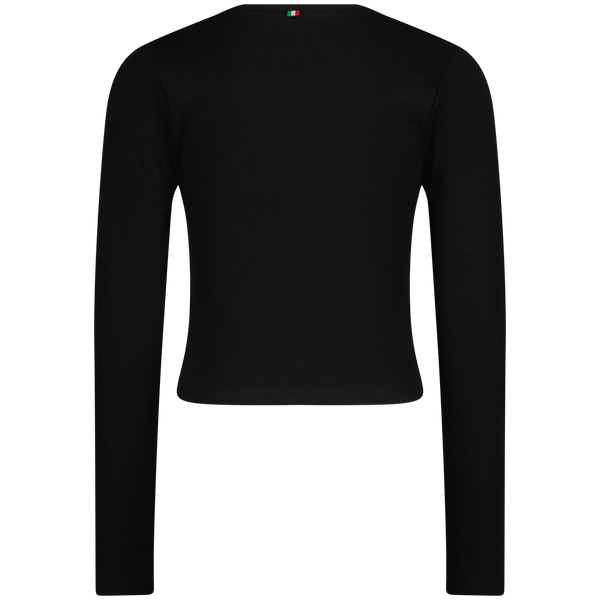 G-basic-rib detail t-shirt