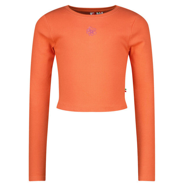 G-basic-crop rib longsleeve t-shirt