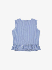 Nik&nik Aava Top Azure blue/off white