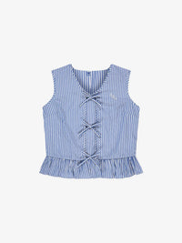 Nik&nik Aava Top Azure blue/off white