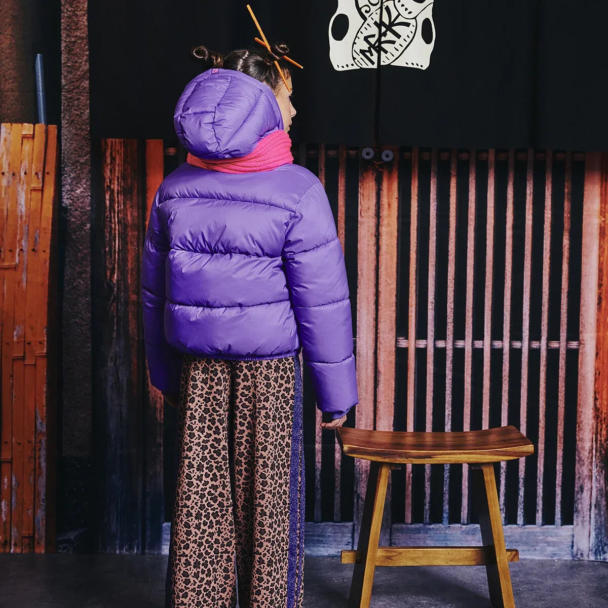 Z8 Ameera sweatpants Amber brown/aop