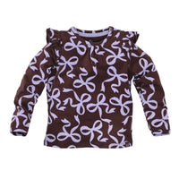 Z8 Amelle lonsleeve Crushed cloves/aop