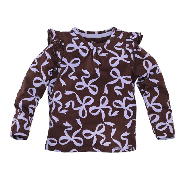 Z8 Amelle lonsleeve Crushed cloves/aop