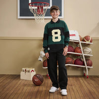 Z8 Booker Polo lange mouw Easy emerald