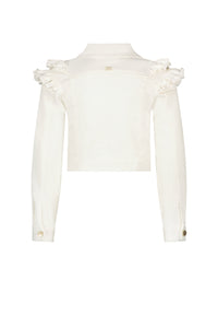 ALLY ruffles at armhole jacket