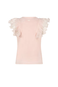 NOBLESSE sparkly net T-shirt