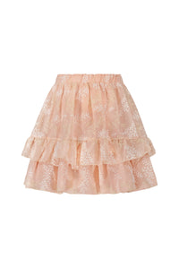 TAMAR leaf-chiffon skirt