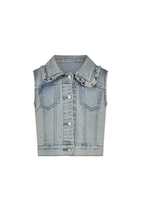ANGELES denim gilet