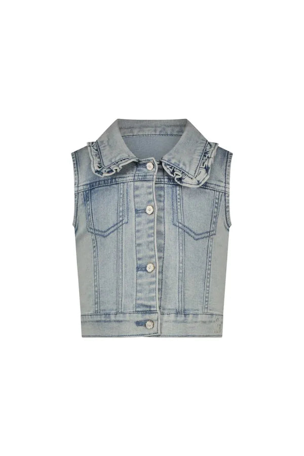 ANGELES denim gilet