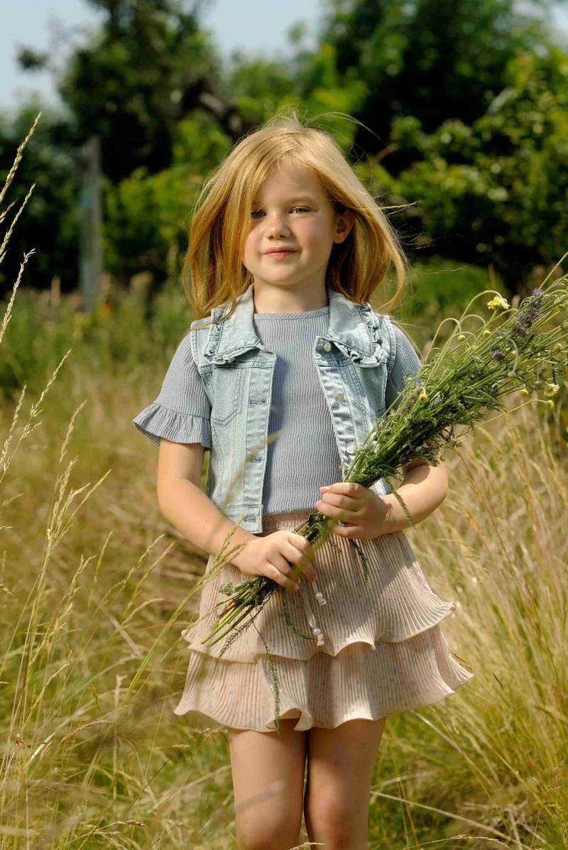 ANGELES denim gilet