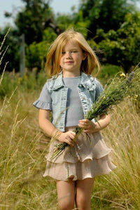 ANGELES denim gilet