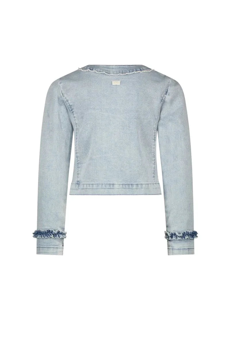 ARLENE denim bomber