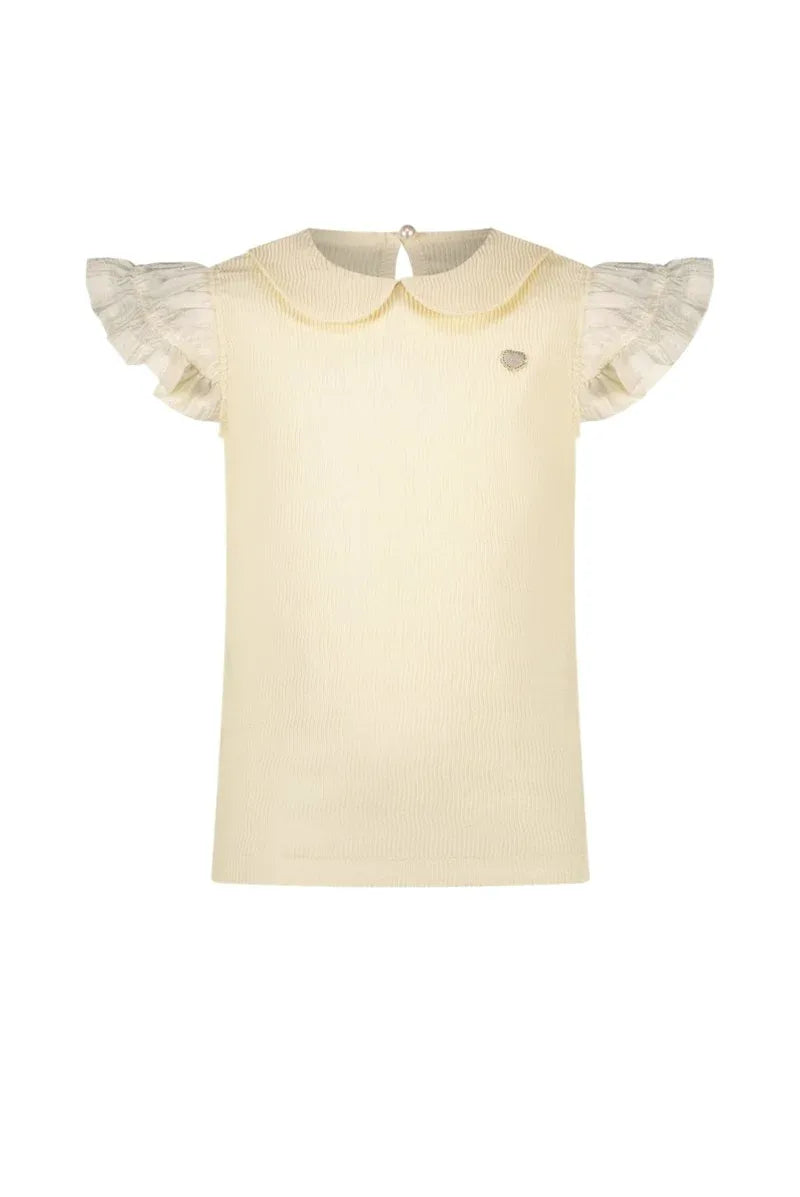 NICOLA wavy chic & voile T-shirt