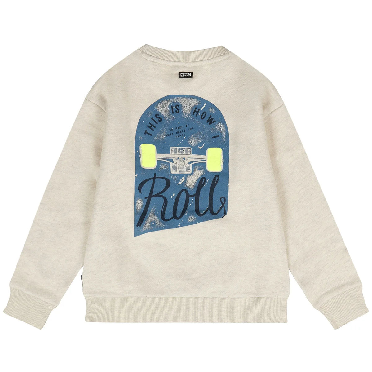 Tumble Deck sweatshirt Off white melange