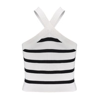 Frankie&li Maud Knit Chalk white/ black stripe