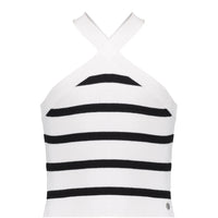 Frankie&li Maud Knit Chalk white/ black stripe