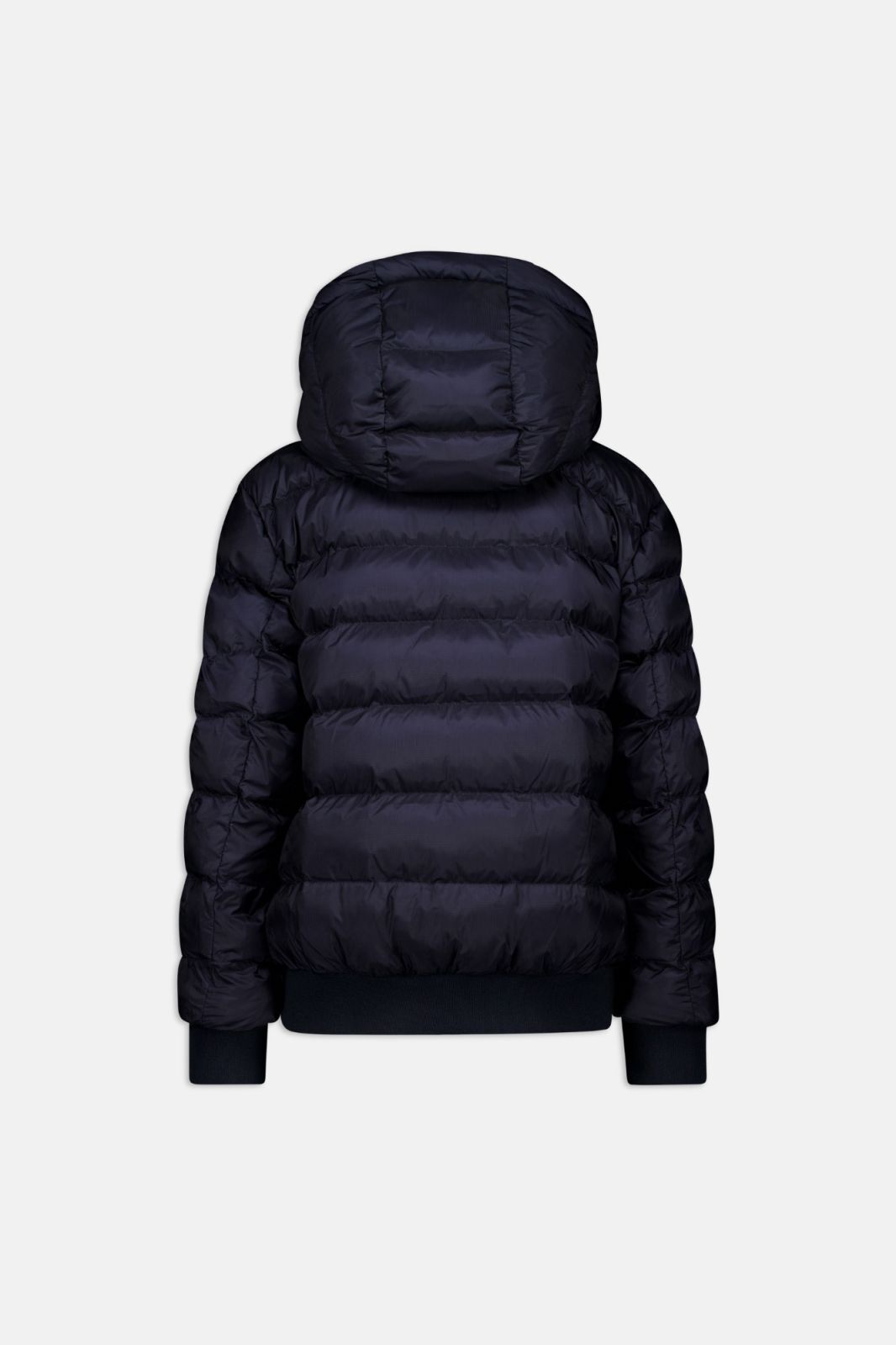 Hooded reversible jacket