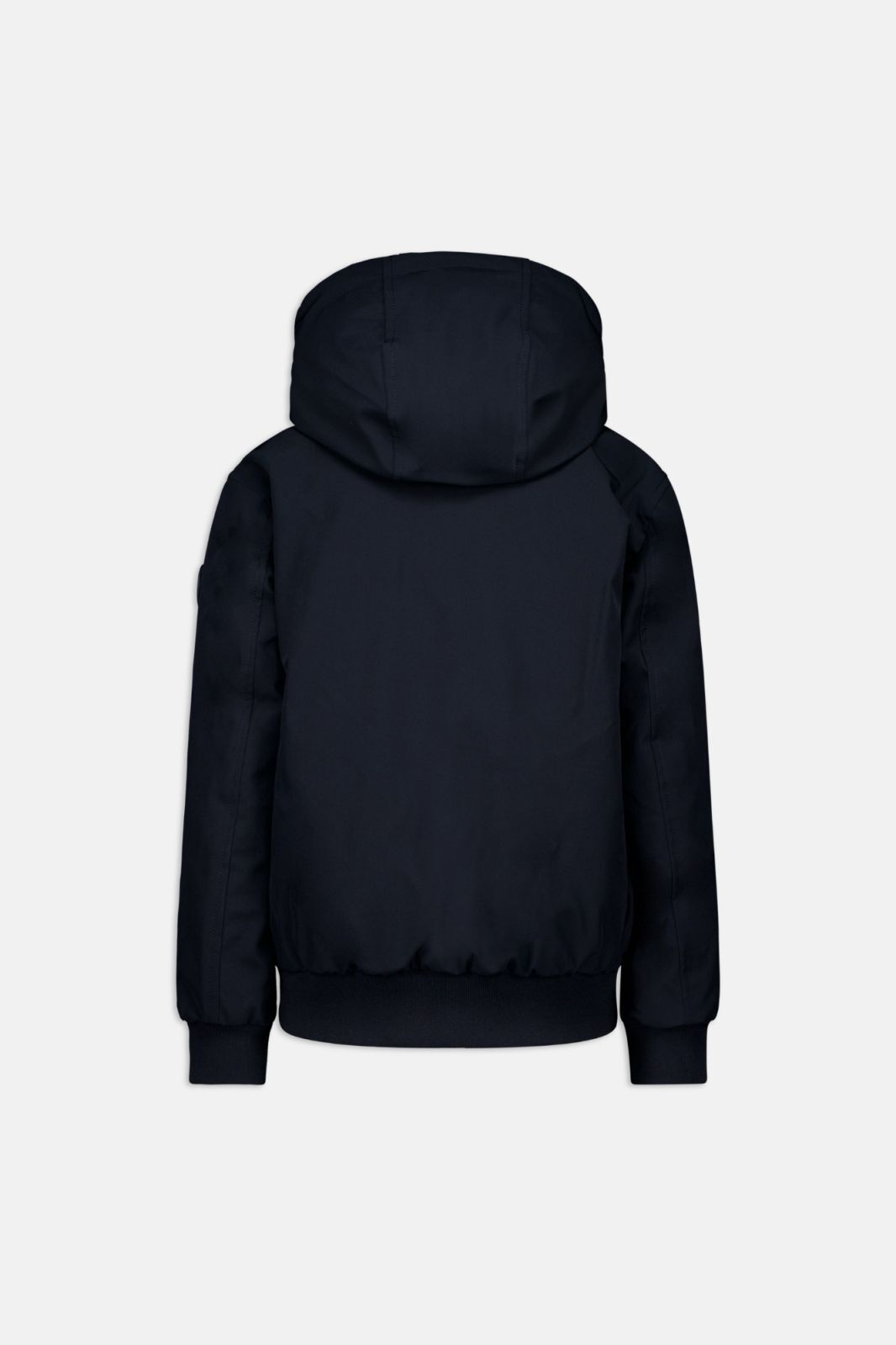 Hooded reversible jacket