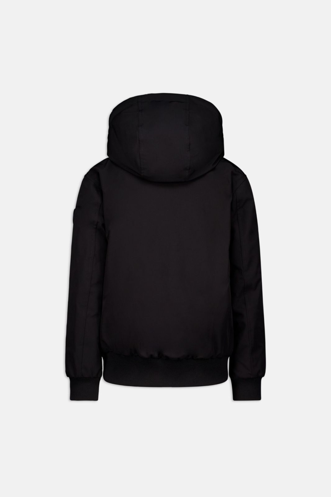 Hooded reversible jacket