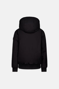 Hooded reversible jacket