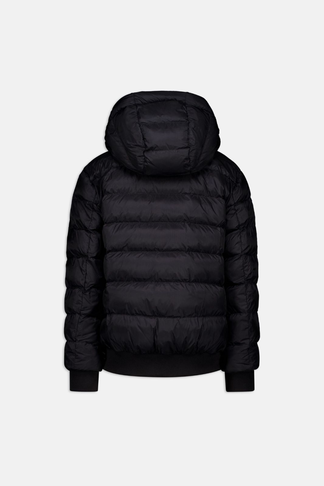 Hooded reversible jacket