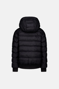 Hooded reversible jacket