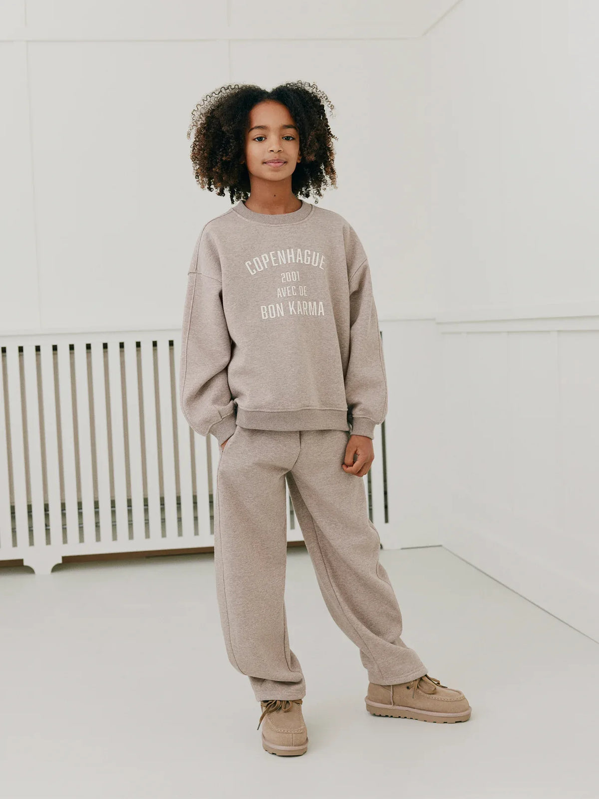 Sofie Schnoor BaraSY Sweatpants 7071 brown melange