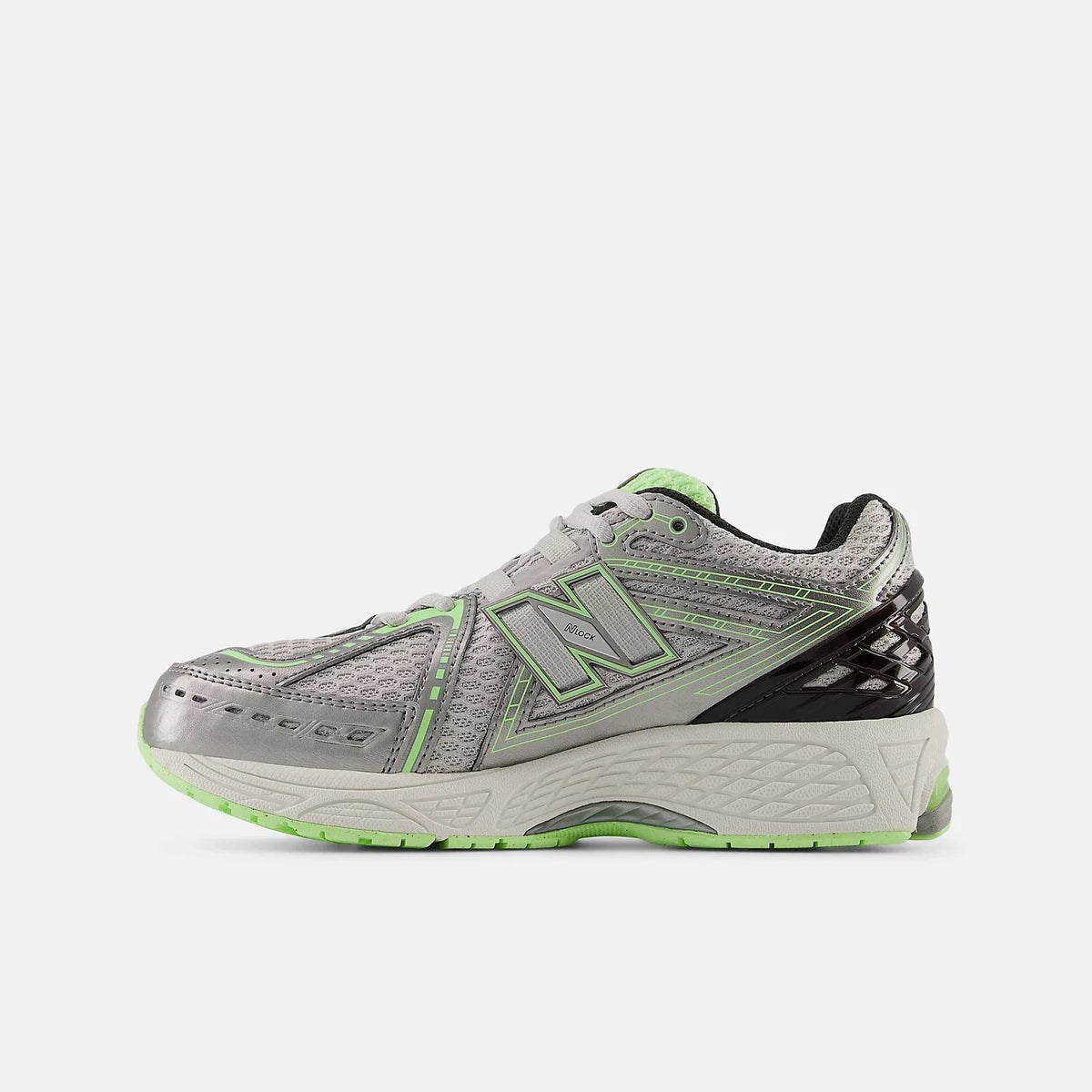 New Balance Sneakers 1906 Dark silver metallic/mint flash