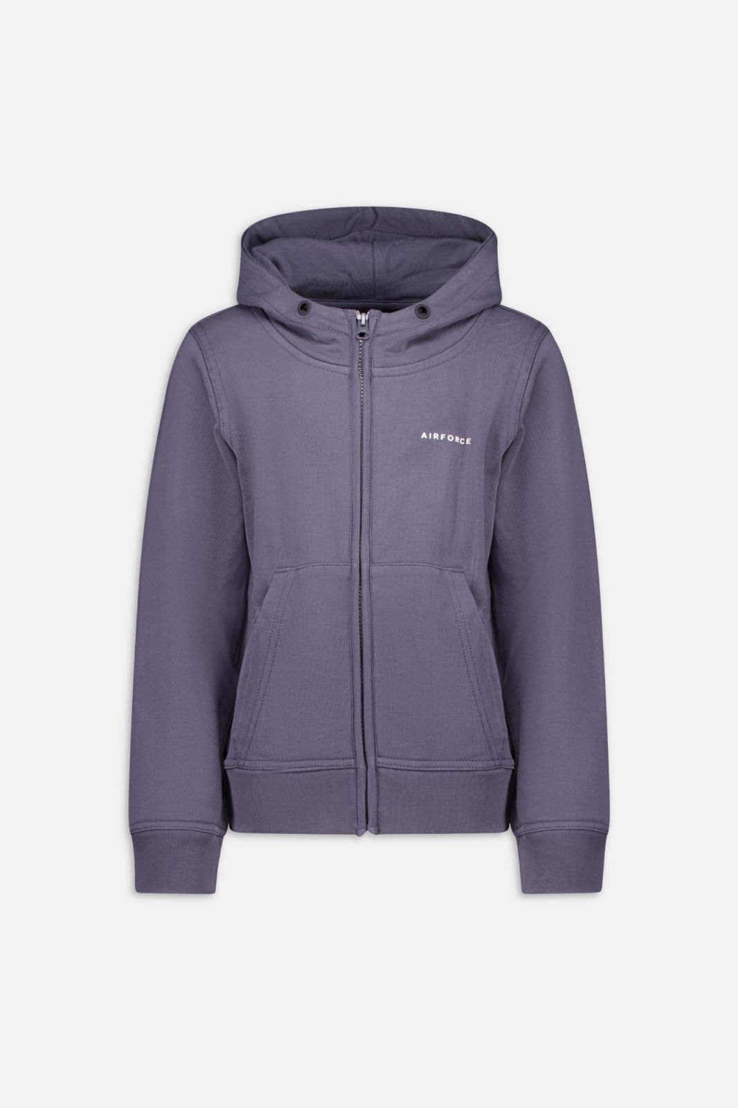 Airforce Basic hooded zip vest Phantom\white