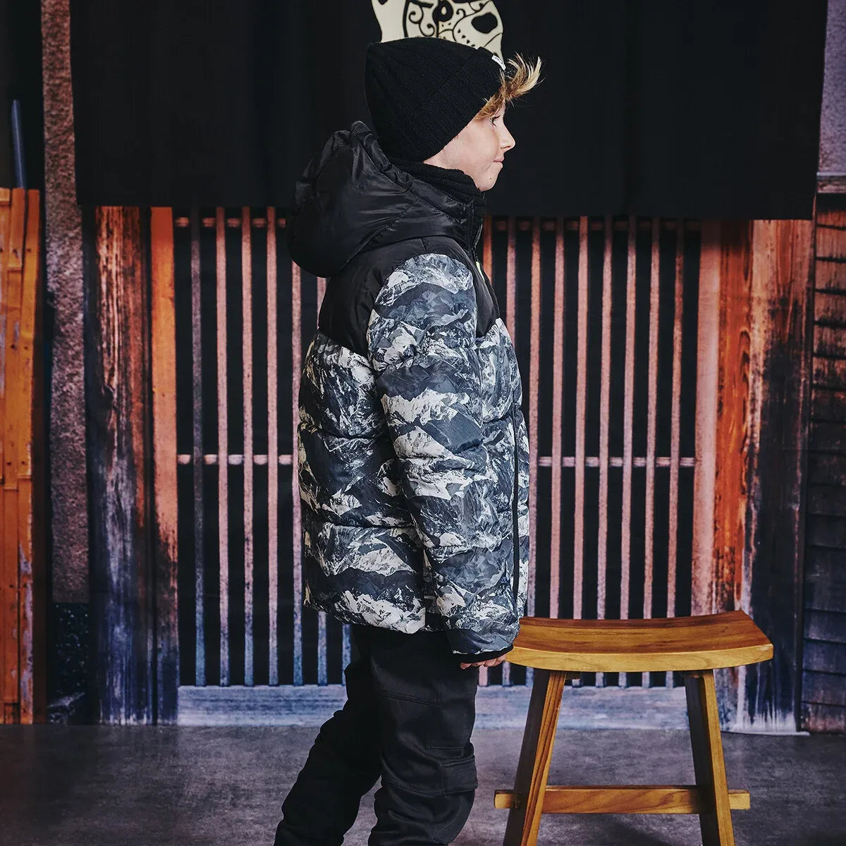 Z8 Gino winterjas Night sky/aop