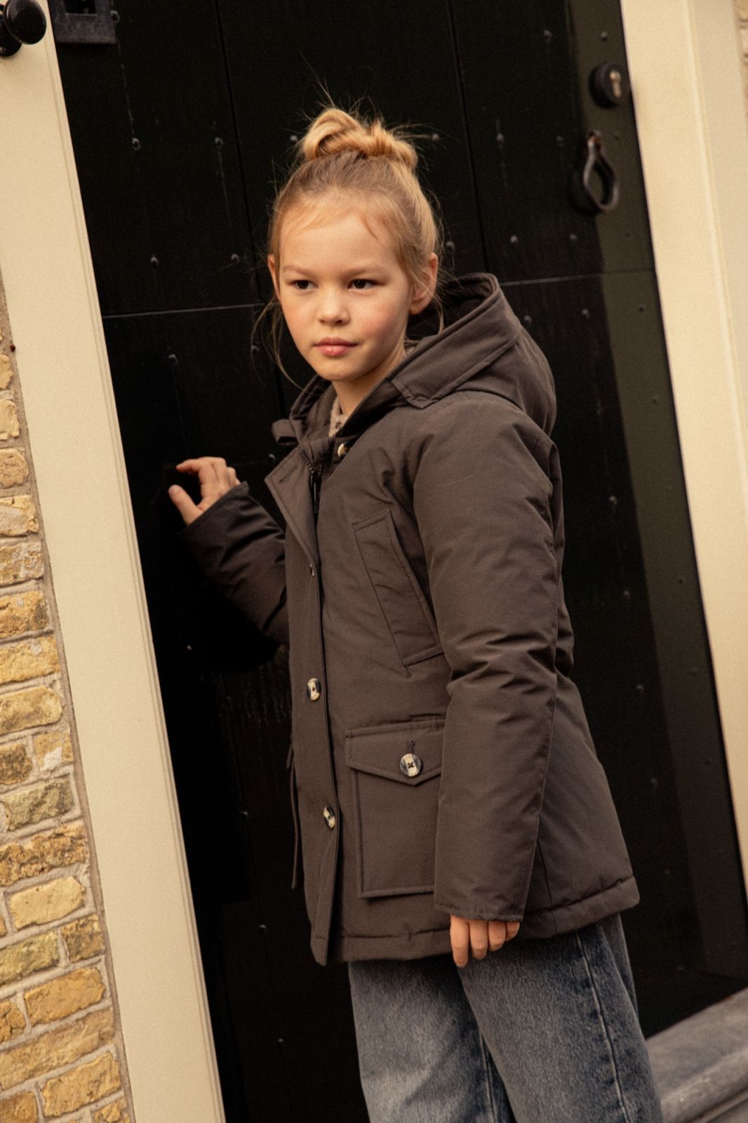 Airforce 4 pocket parka Dark coffee