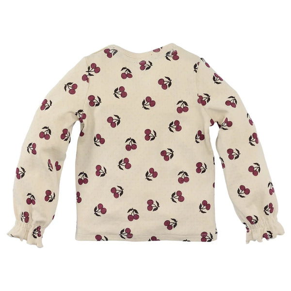Z8 Hinde lonsleeve Vanilla cream/aop