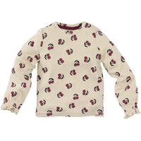 Z8 Hinde lonsleeve Vanilla cream/aop