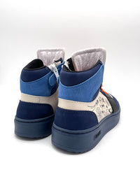 Bam sneaker tattoo Blue combi/panna