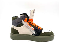 Bam sneaker tattoo Green combi/panna
