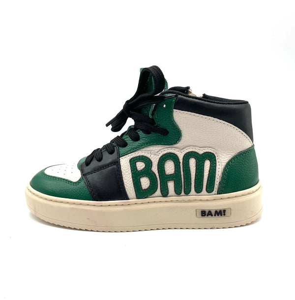 Bam sneaker mid Green/panna/black