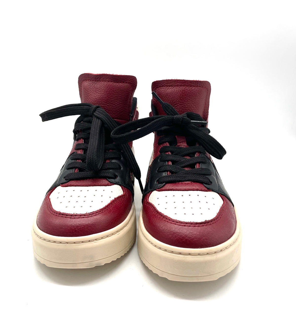 Bam sneaker mid Bordeaux/panna/black