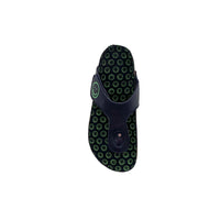 Bam slippers Dark blue/green fluor