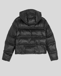 Lyle&scott Cropped Puffer Coat Z865 jet black
