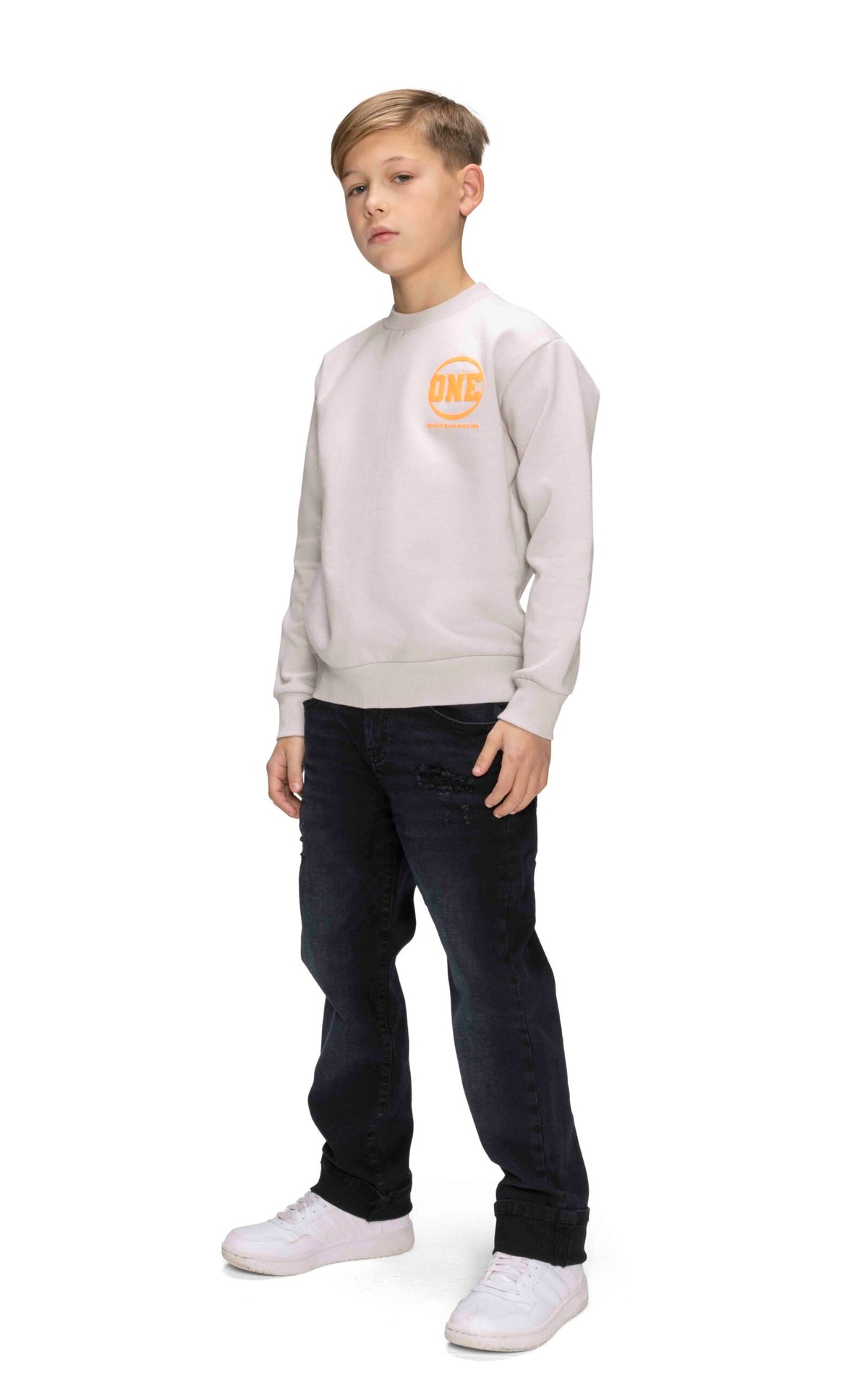 Retour Joshua sweater Light grey