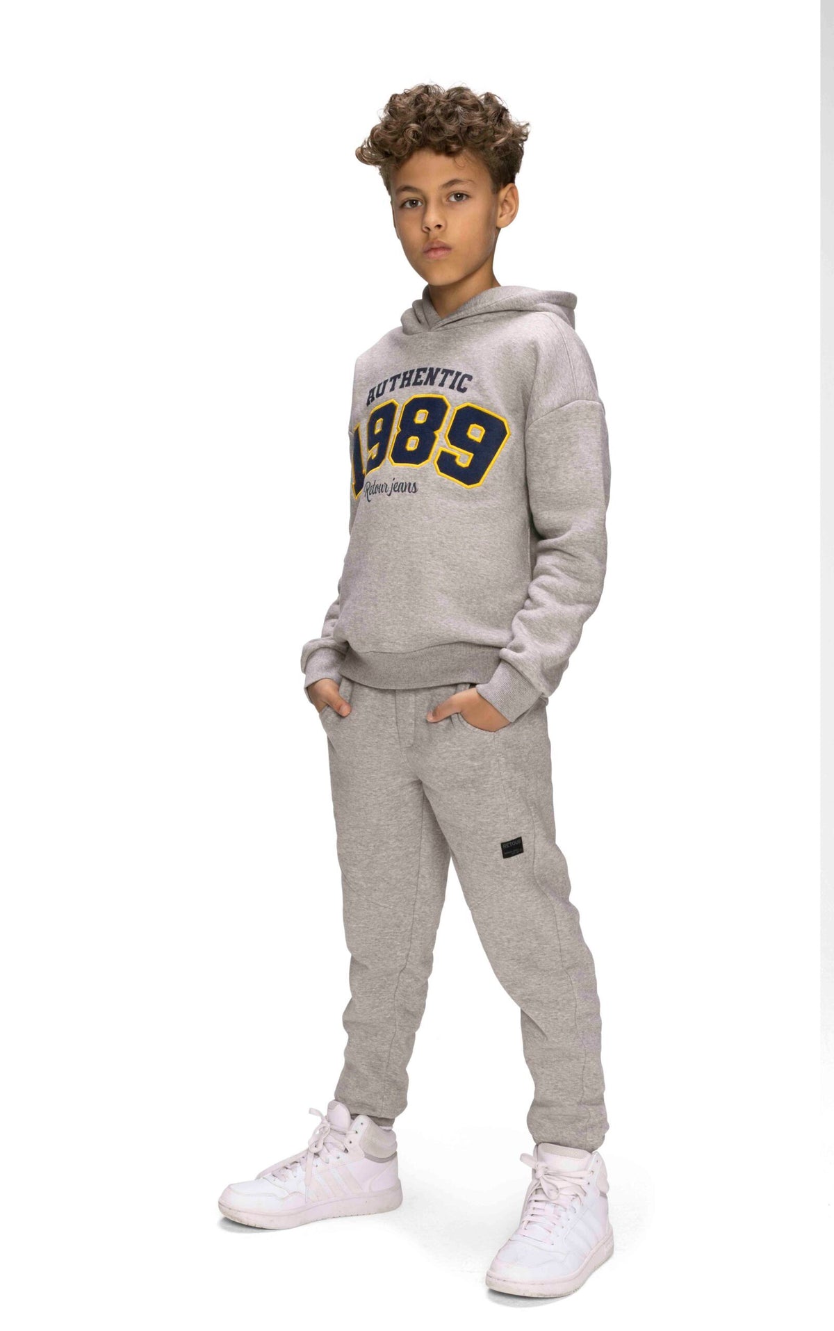 Retour Juan sweatpants Grey melange