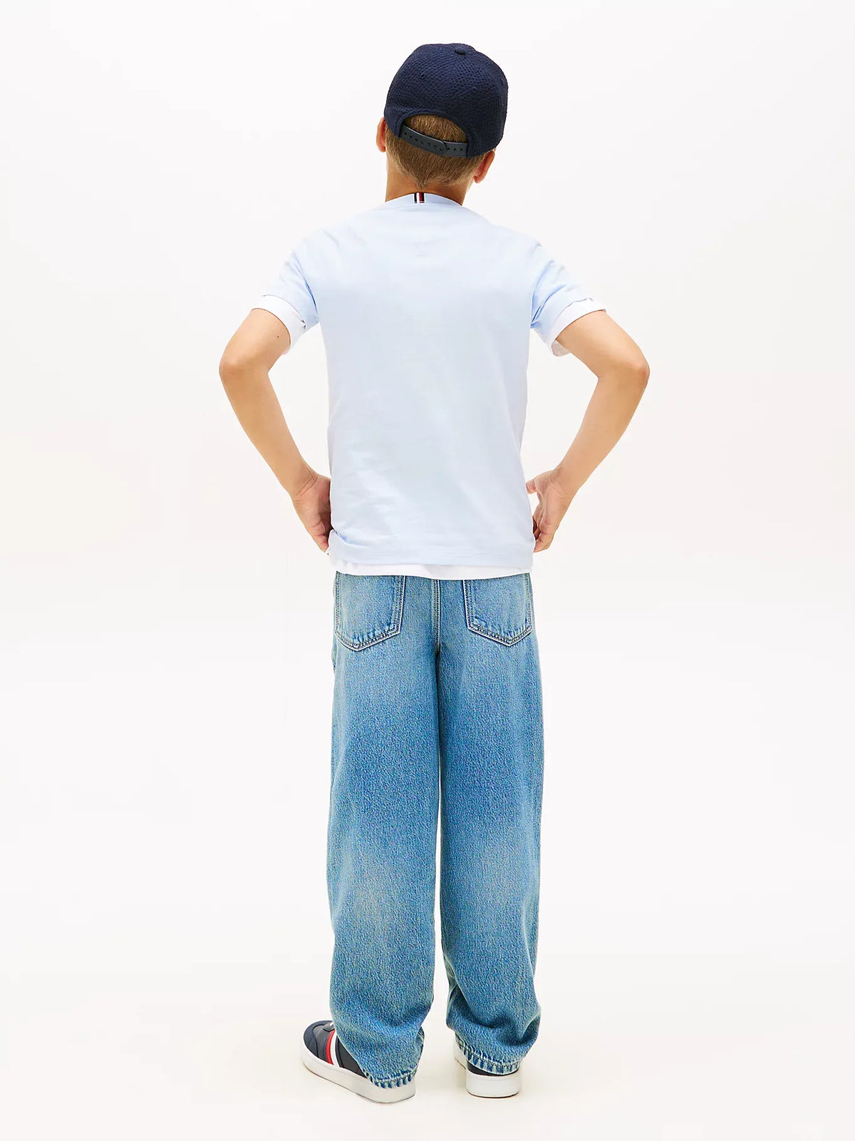 Tommy Essential cotton reg fit t-shirt Sweet blue