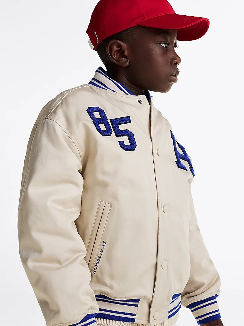 Twill Badge varsity jacket