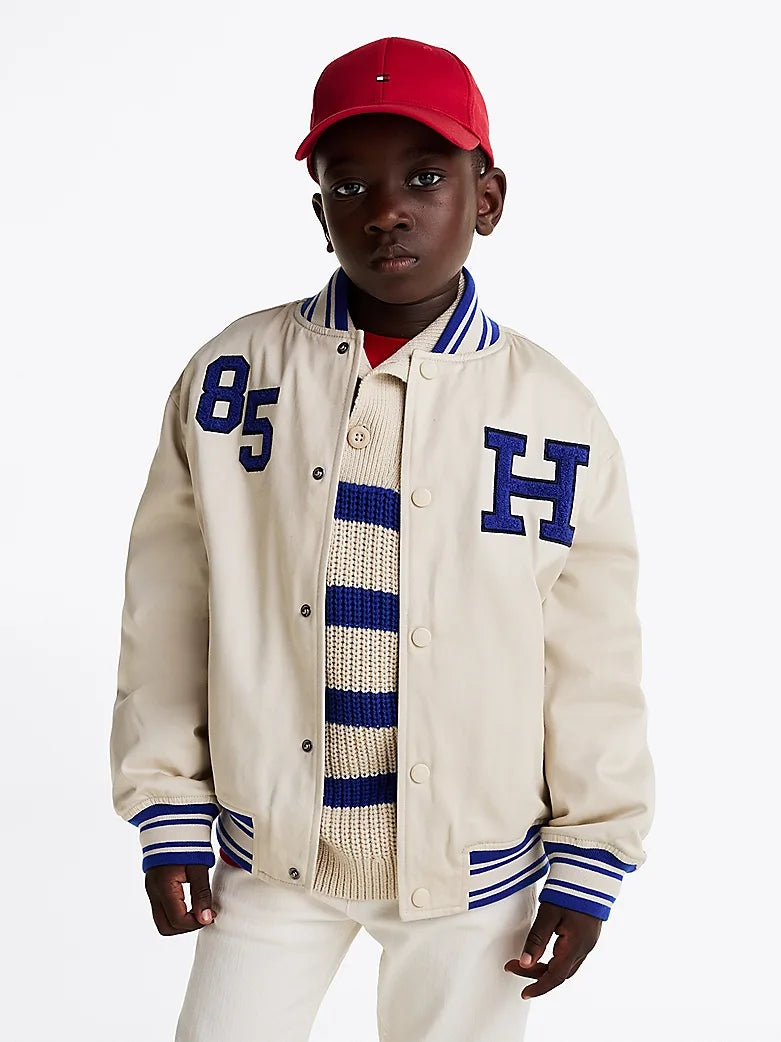 Twill Badge varsity jacket