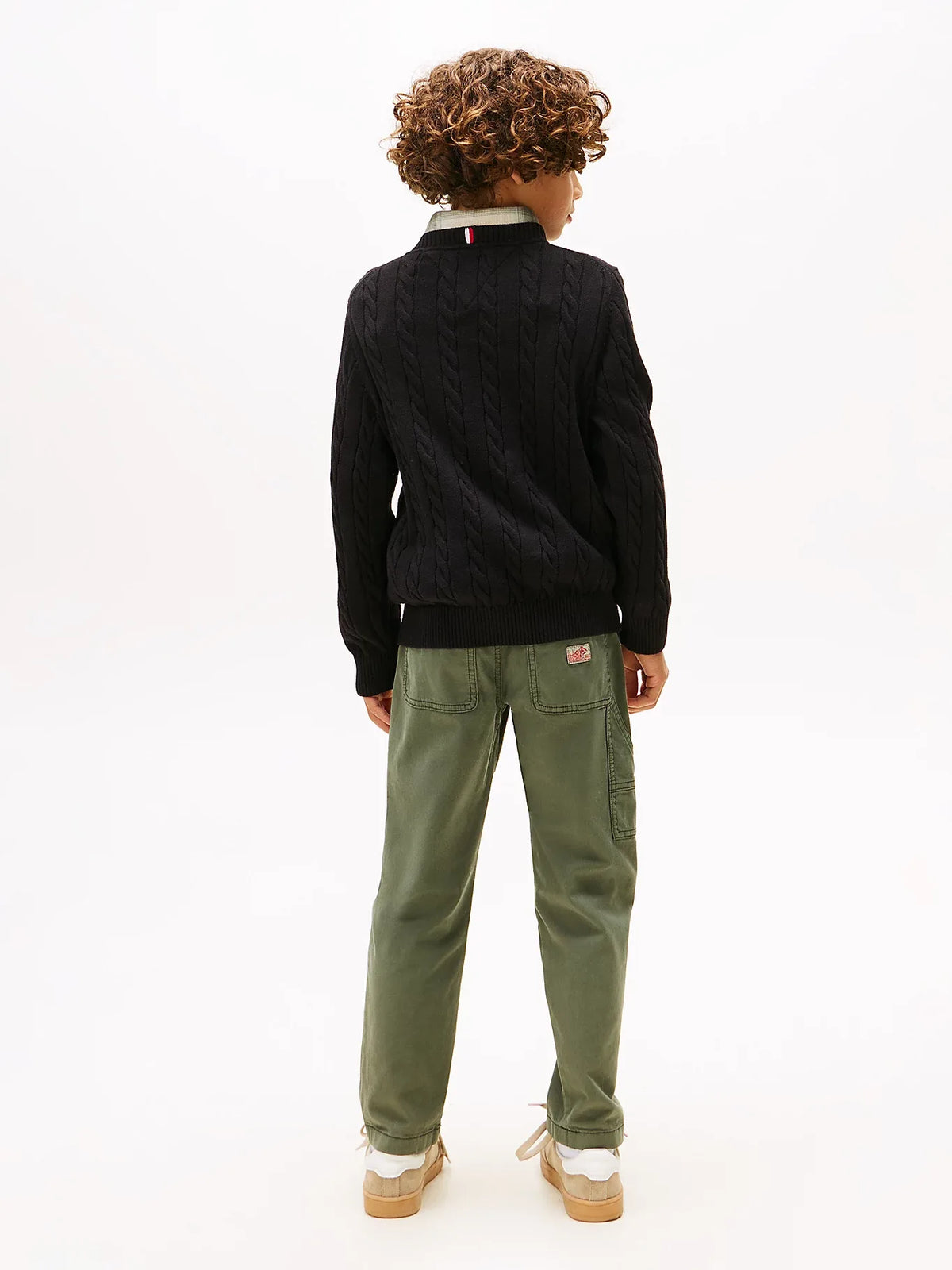Cotton cable sweater