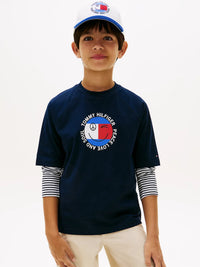 Fun glag graphic t-shirt