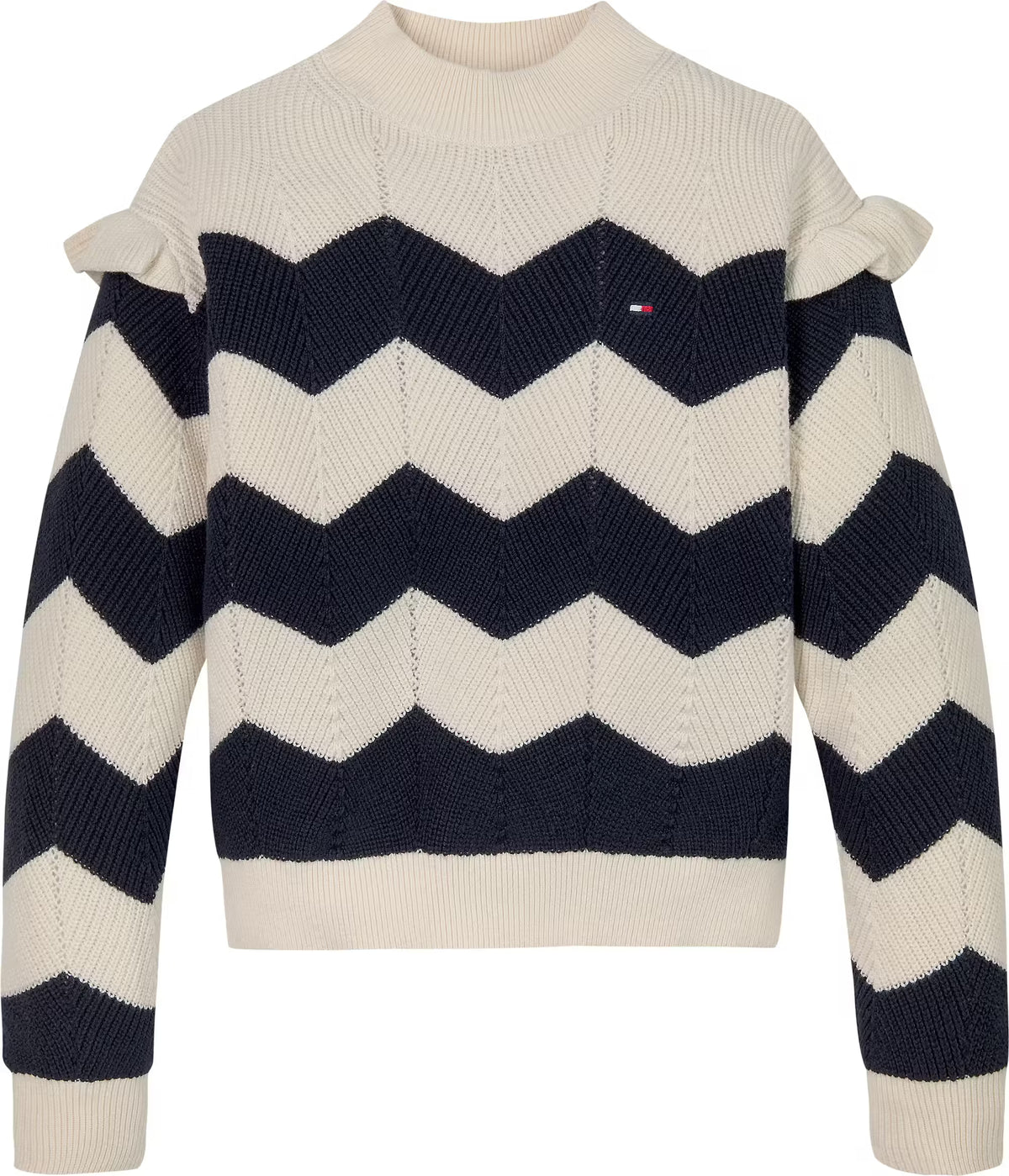 Wavy stripe sweater