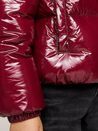 New York glossy puffer jacket