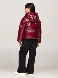 New York glossy puffer jacket